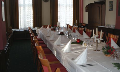 Park Restaurant Rastatt hall for Christmas parties and seminars.