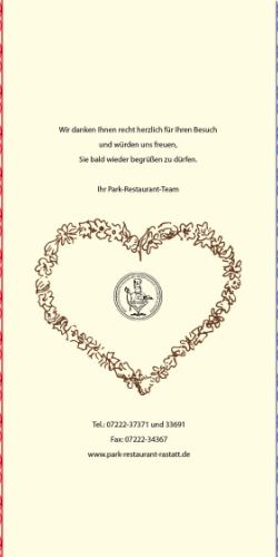 Coordonnées du Park-Restaurant Rastatt