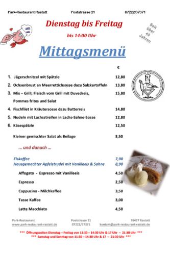 Menu du midi