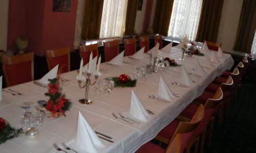 Park Restaurant Rastatt hall for Christmas parties and seminars.